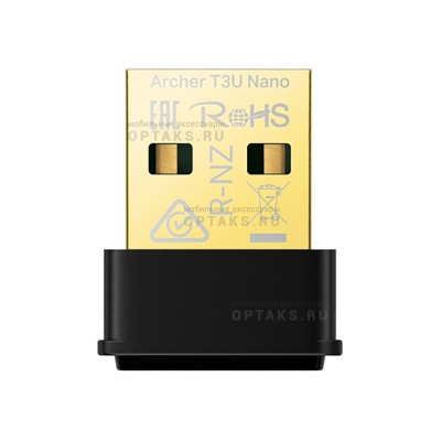 Сетевой адаптер WiFi TP-Link ARCHER T3U NANO AC1300 USB2.0